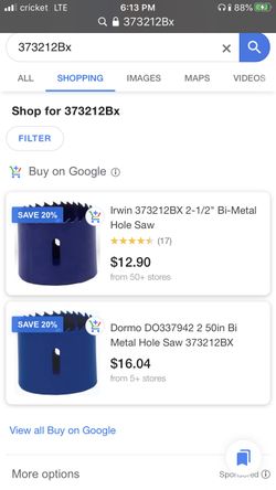 2-1/2" Bi-Metal Hole Saw