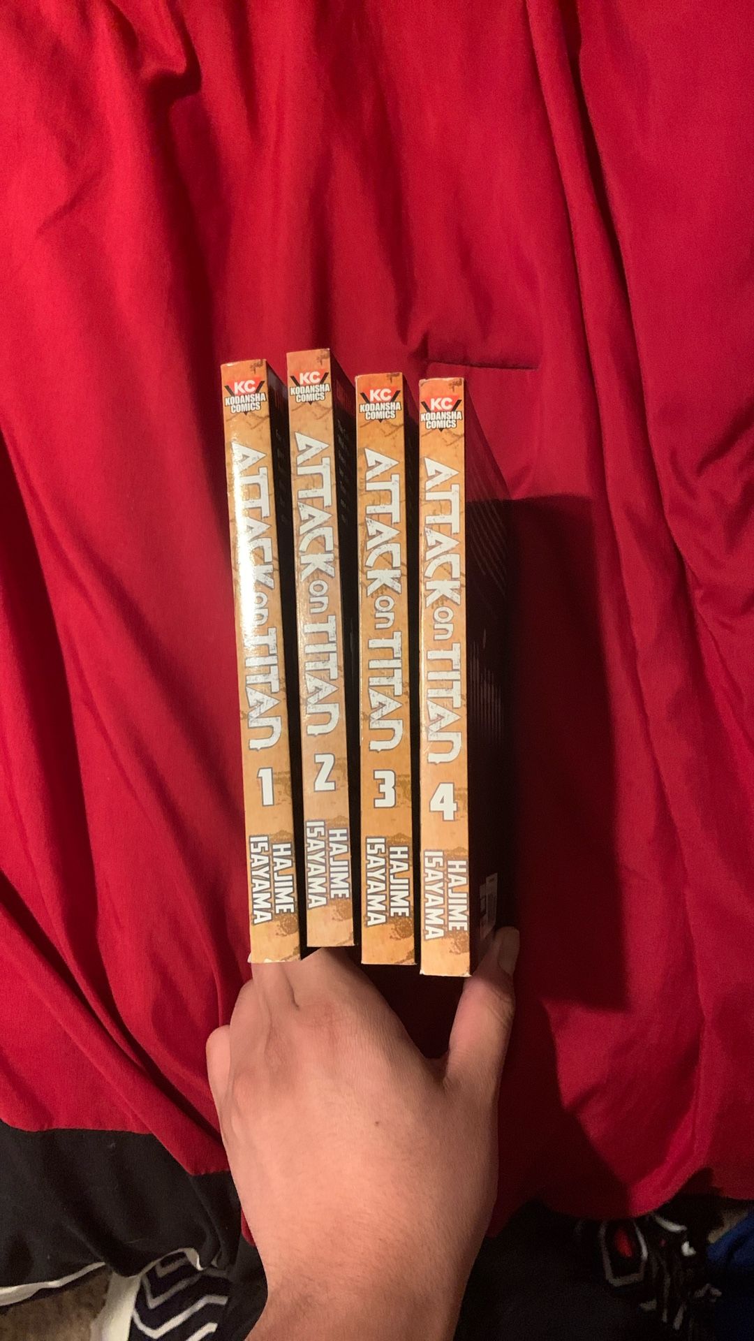 Attack On Titan Manga Vol. 1-4