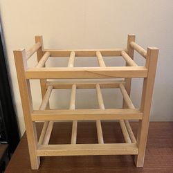 IKEA Hutten 9-Bottle Wine Rack  