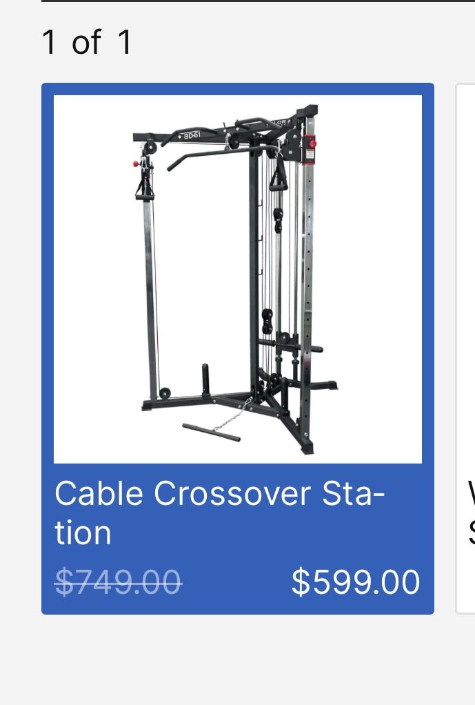 Valor Fitness Cable Machine