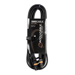 Accu Cable AC5PDMX25 5-Pin Male to 5-Pin Female Connection DMX - 25 FT