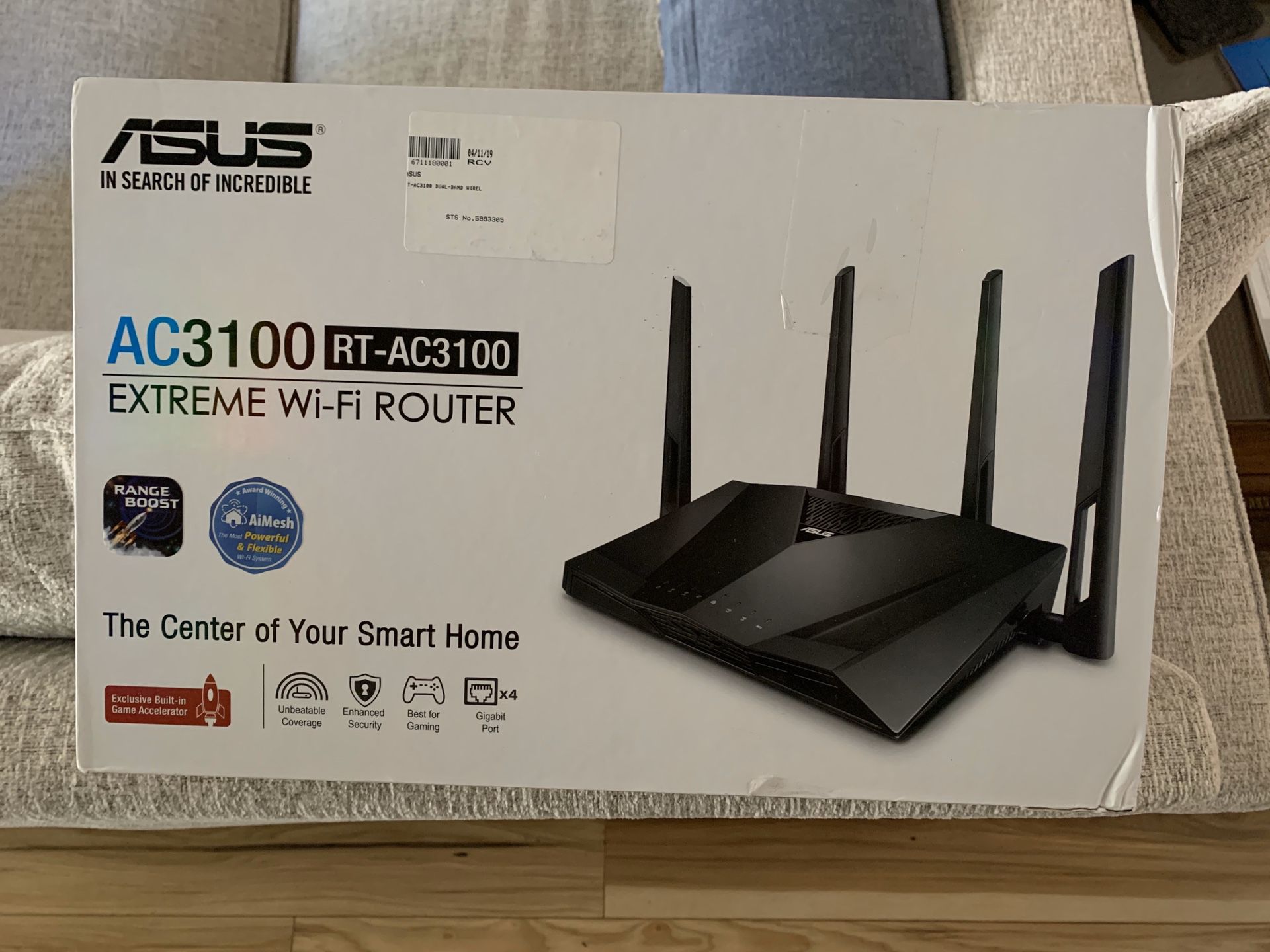 Asus RT-AC3100 dual band gigabit router