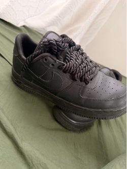 BLACK ROPE LACE AF1s SIZE 10 men’s