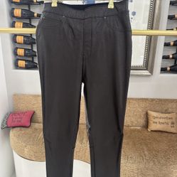 Spanx never worn black faux leather leggings