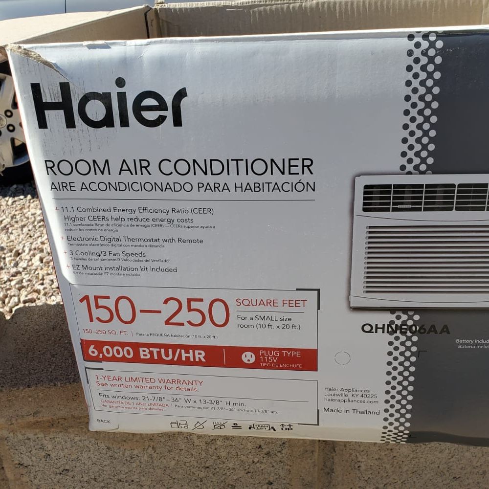 haier room air conditioner 150 250