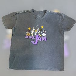 Vintage 90’s Space Jam Looney Tunes Shirts Men’s Size Large 