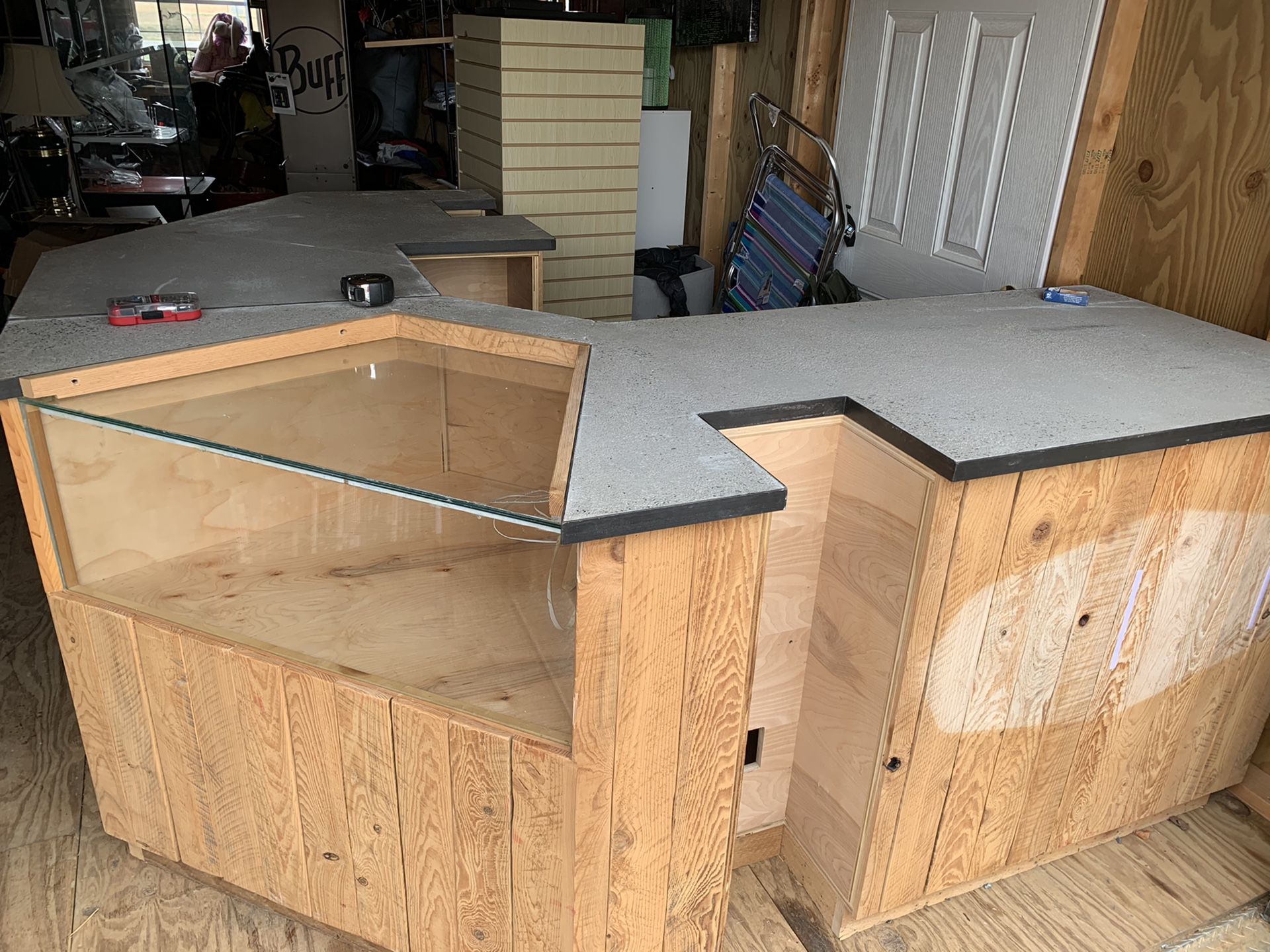 trading this man cave bar counter