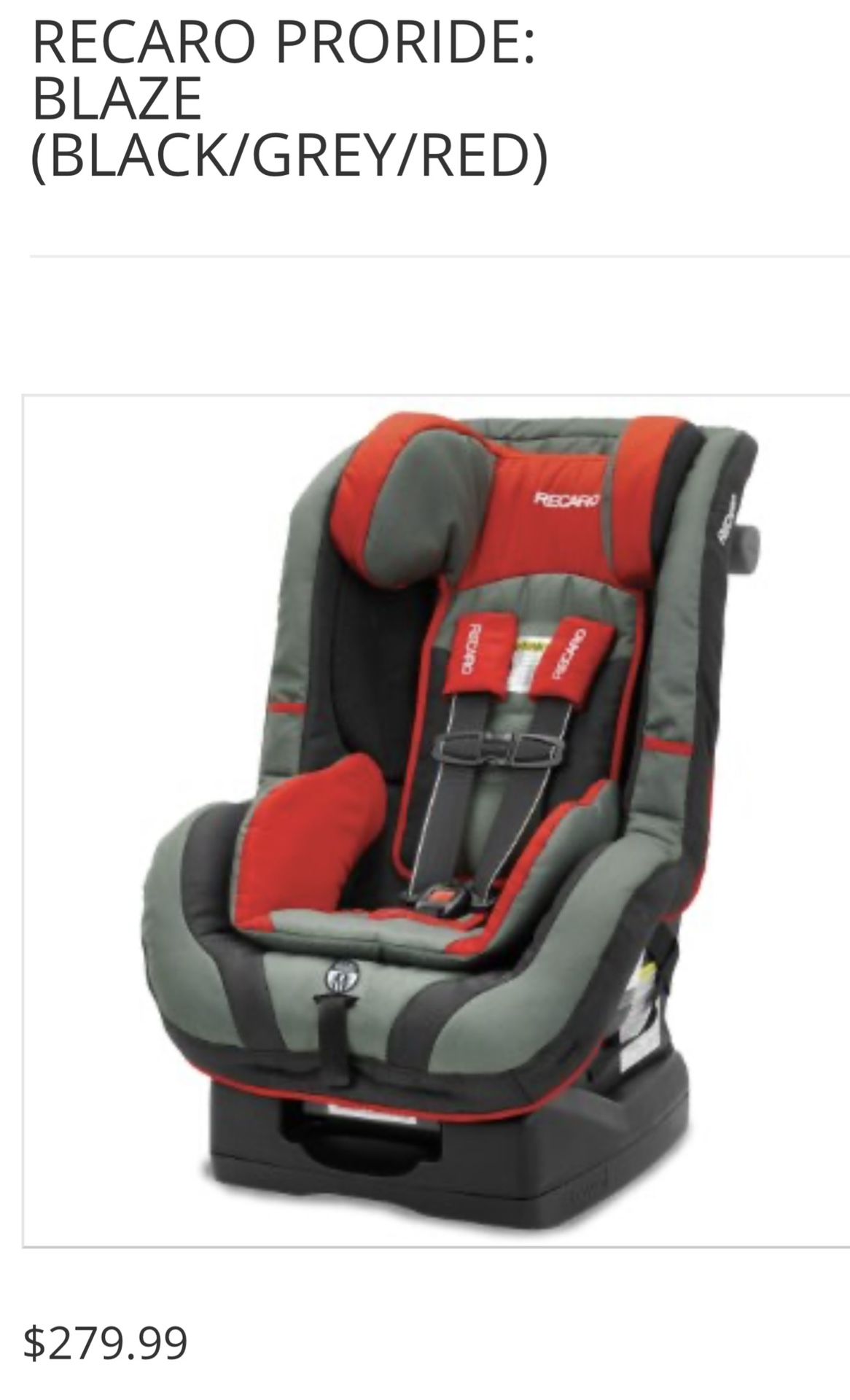 Recaro ProRide Car Seat