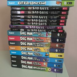 Dogman series/The Bad Guy Series/Cat Kid Comic Club