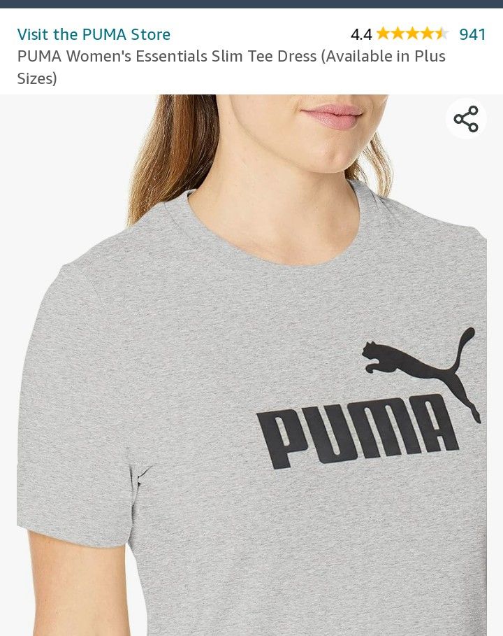 PUMA - Women's Tee Dress.... CHECK OUT MY PAGE FOR MORE ITEMS