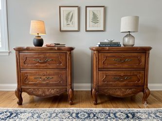 Pair of French Provincial Nightstands