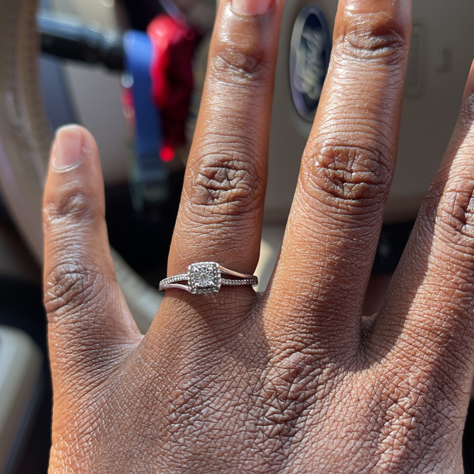 Zales silver size 7 Ring