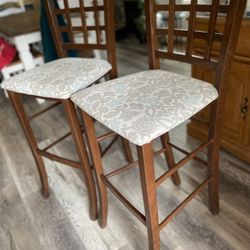 Newly Upholstered Bar Stools