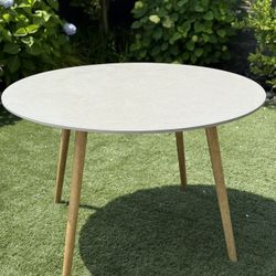 Stone Top Round Table - Indoor/Outdoor