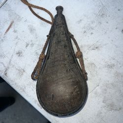 Vintage Black Powder Flask
