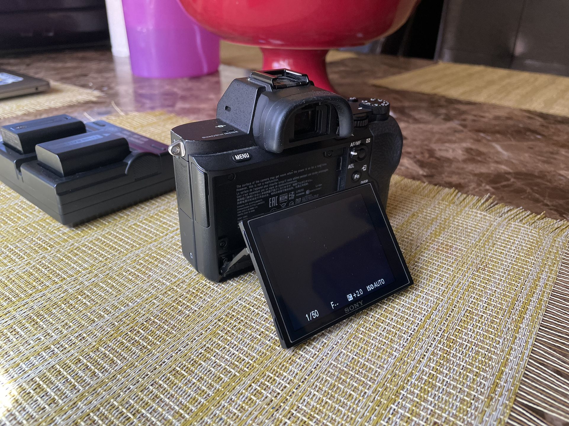 Sony A7ii (mirrorless)/2 extra Batteries