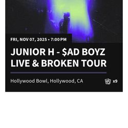 JUNIOR H TICKETS 