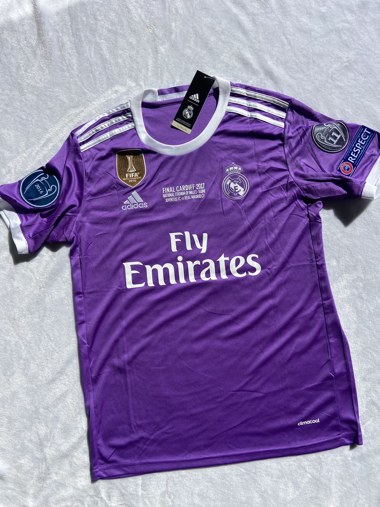 Jersey Soccer Real Madrid Ronaldo Camiseta Fútbol Playera Size S M L