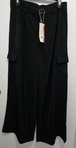 Dokotoo Womens High Waisted Wide Leg Cargo Pants Baggy Casual Trendy Work Pants