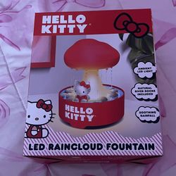 hello kitty rain cloud fountain 