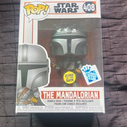 Star Wars The Mandalorian Funko Pop GITD