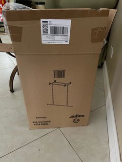 New Sagler heavy-duty chrome garment rack