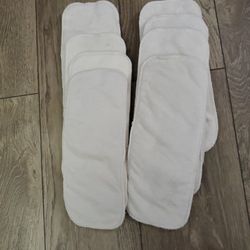 8 Flat Diapers
