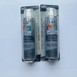 New Tulip ColorShot, Silver Shimmer, $15/2cans