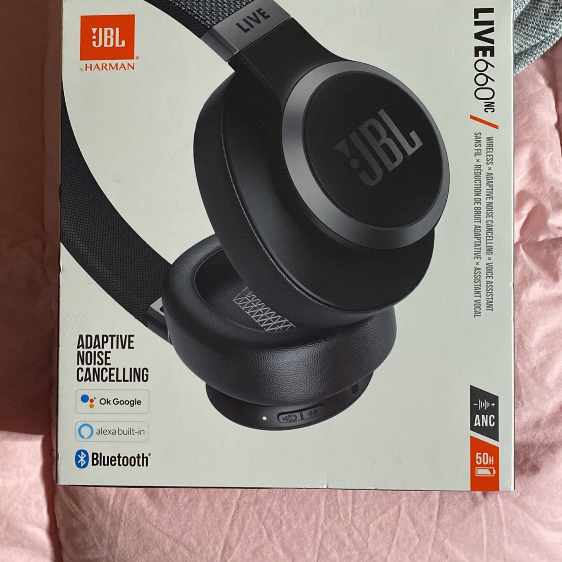 New Jbl Live 660 Noise Canceling Headphones