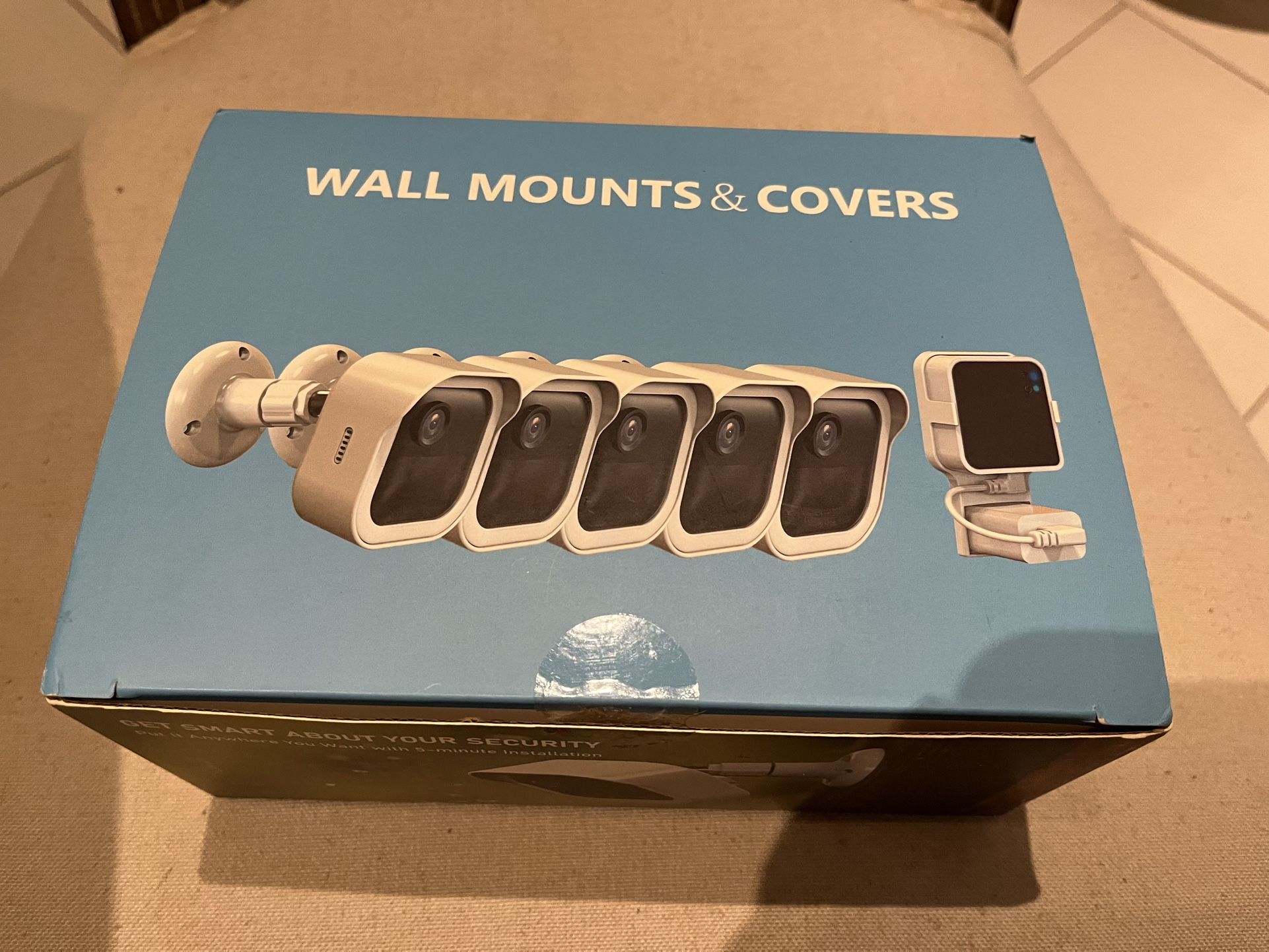 Blink Outdoor camera wall mounts and covers-5 pack. -for Blink Outdoor (4th & 3rd Gen) Camera System- Does not include the outlet mount for sync modul