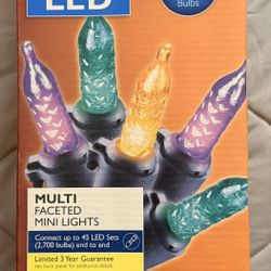Philips LED 60 Mini Faceted Lights New 