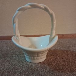 Ceramic Glazed Basket 