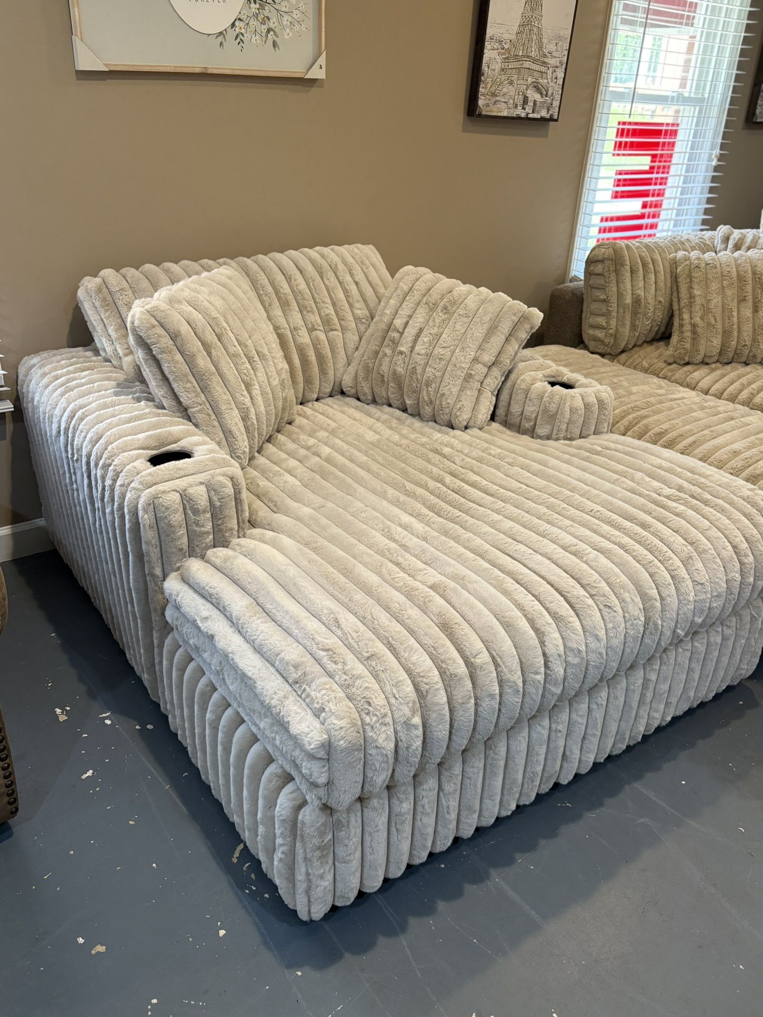 New Corduroy Theater Chaise