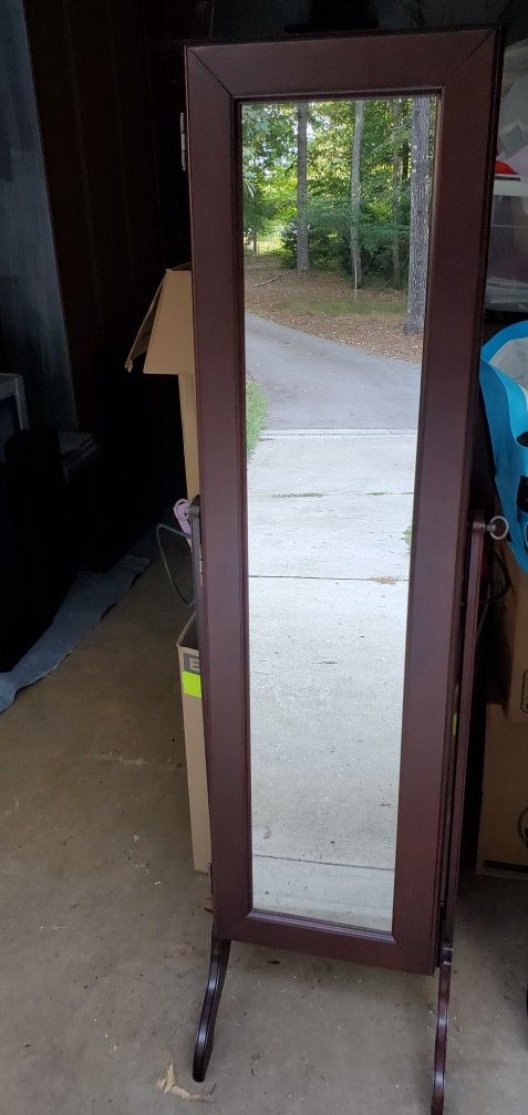 Jewelry Cabinet Mirror

