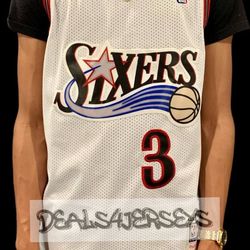 Allen Iverson 76ers nba jerseys