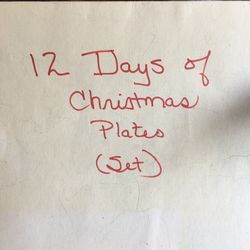 Christmas collector plates