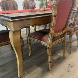 Solid Wood Dining Room Table And Chairs