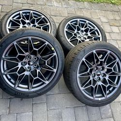 19" Ford Mustang 19" GT  Wheel and Pirelli Staggered Tire SET NEW TAKE OFFS 2026