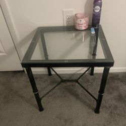 Side Table Glass Top