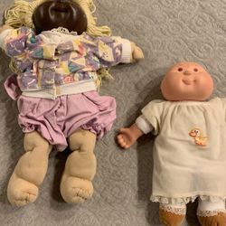 Cabbage Patch And Pitiful Pearl Dolls