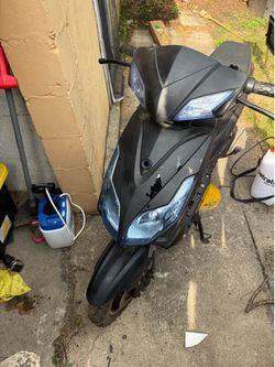 Electric scooter with key