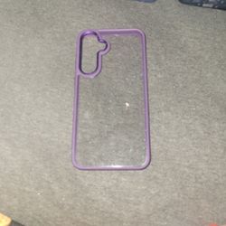 Purple N Clear Phone Case 