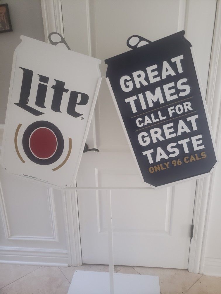 Aluminum Beer Sign