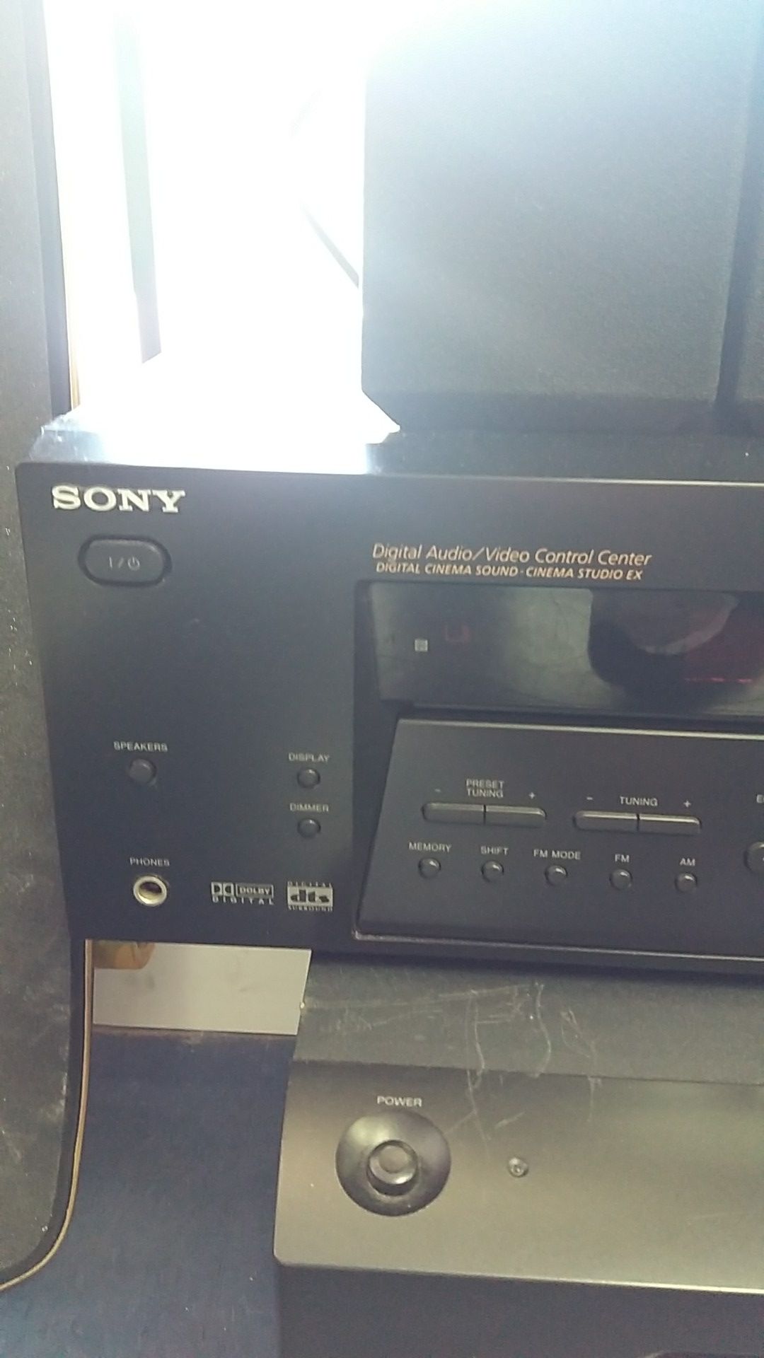 Sony strk502p stereo receiver 5.1 sound system with 5 speakers