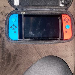 Nintendo Switch With Two Screen Protectors