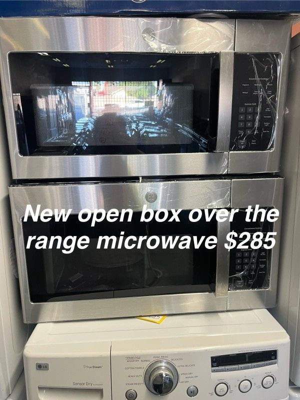 New Open Box Oven The Range Microwave