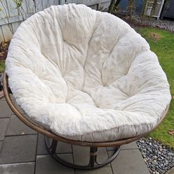 Papasan Chair and Cushion