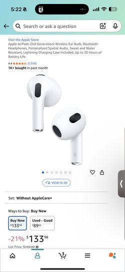 AirPods 3rd Generation With MagSafe Charging Case