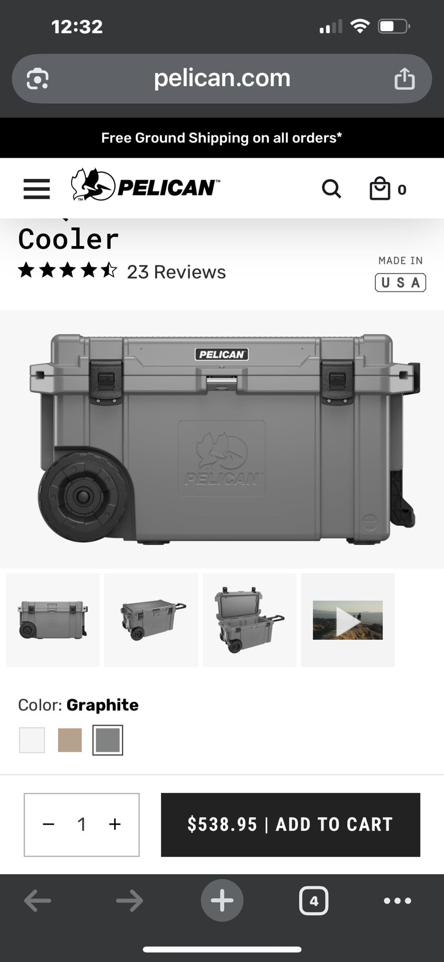 Pelican Cooler