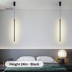 Modern LED Pendant Lights – Set of 2 | Retail $218) 🔥 Brand New!
